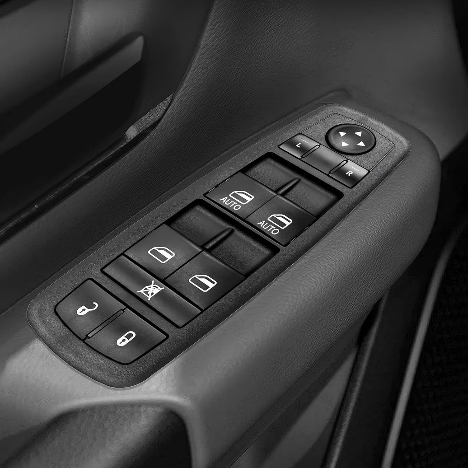 Power Window Master Switch for 2011–2019 Dodge Charger Driver Side Control