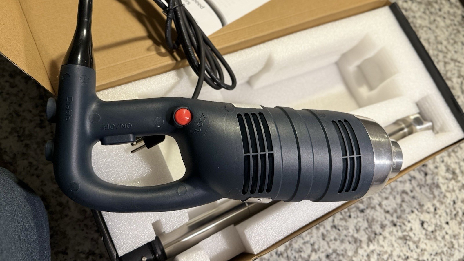 Avamox Commercial Immersion Blender 21” Heavy duty series 1 1/4HP Motor