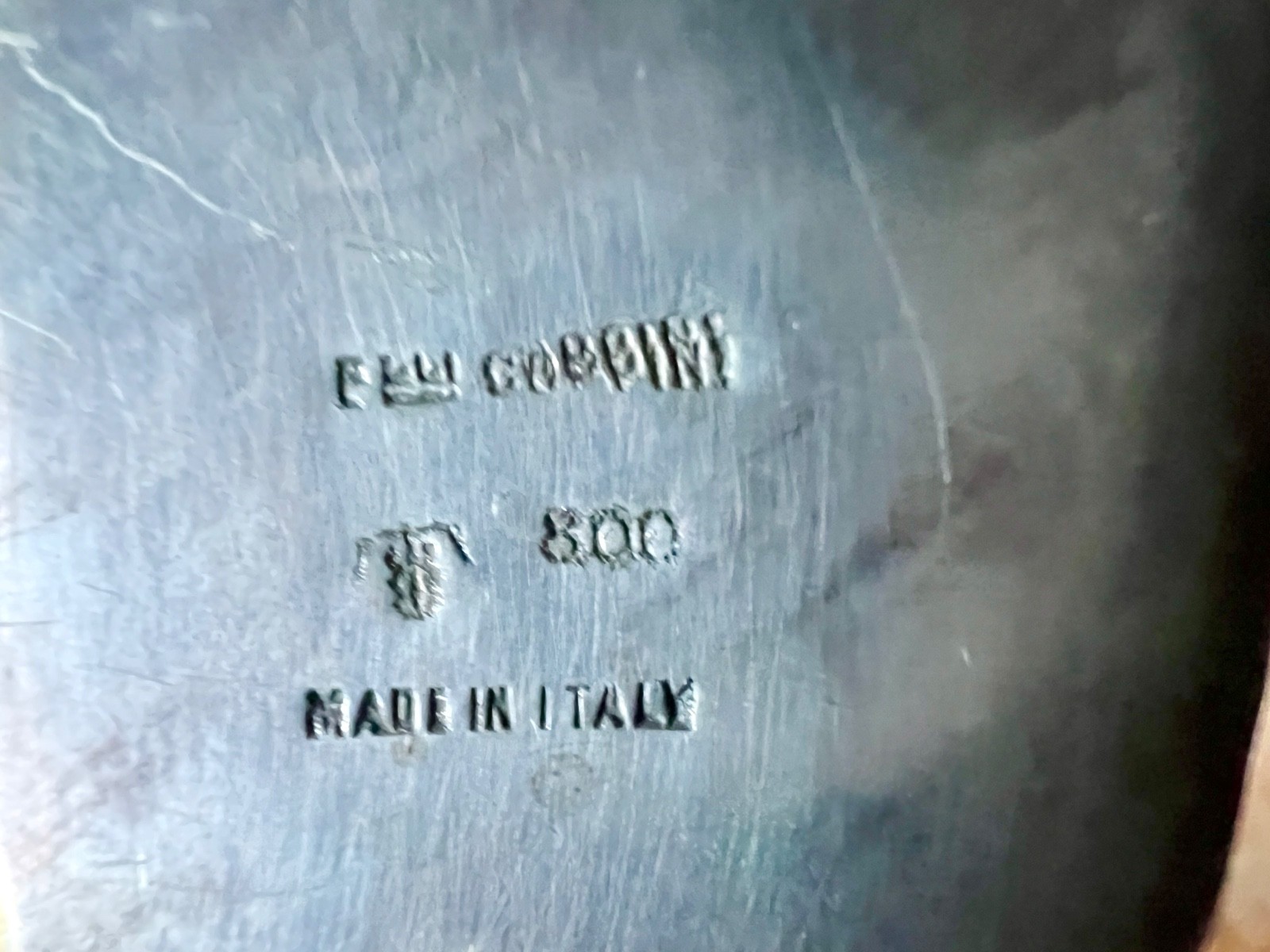 Antique/Vintage Cabbine Italy .800 Silver Swan Figural Salt Cellar Or Miniature