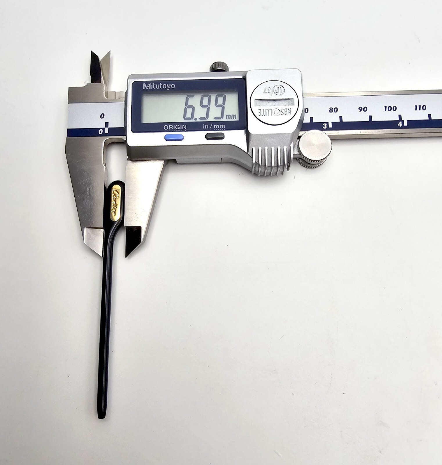 NEW! Authentic Cartier Black/Silver Temple Tips