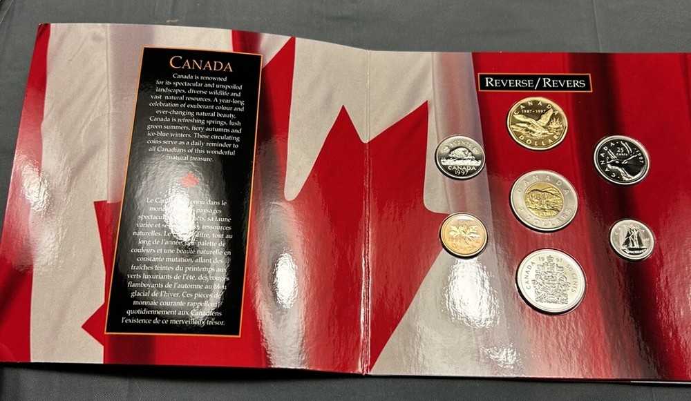 1997 OH CANADA  7 COIN SET