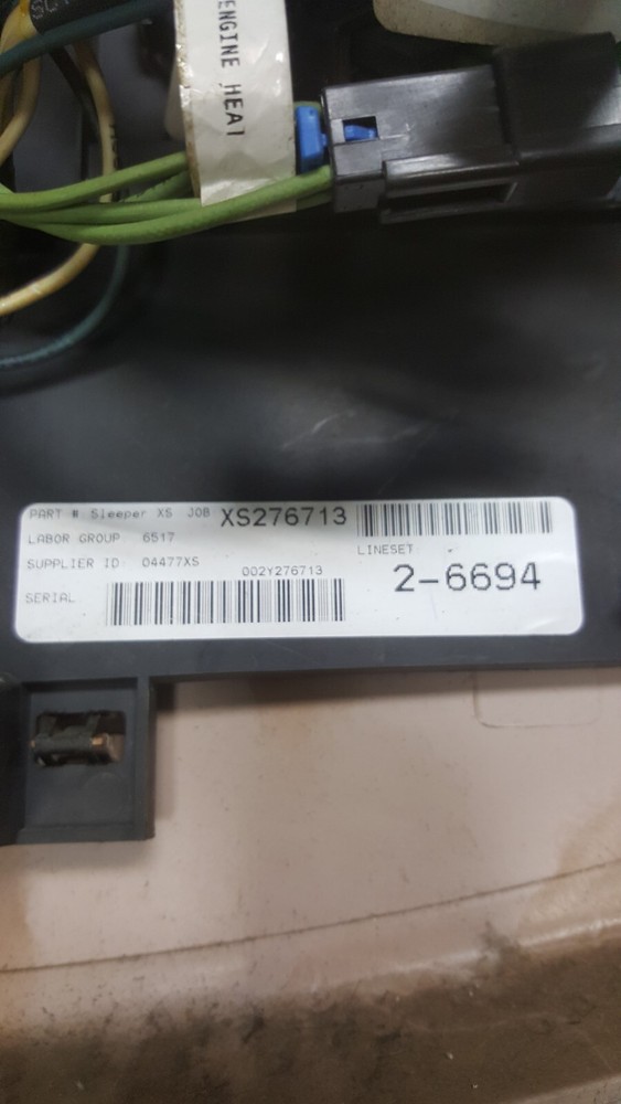 INTERNATIONAL PROSTAR SLEEPER CONTROL PANEL XS276713