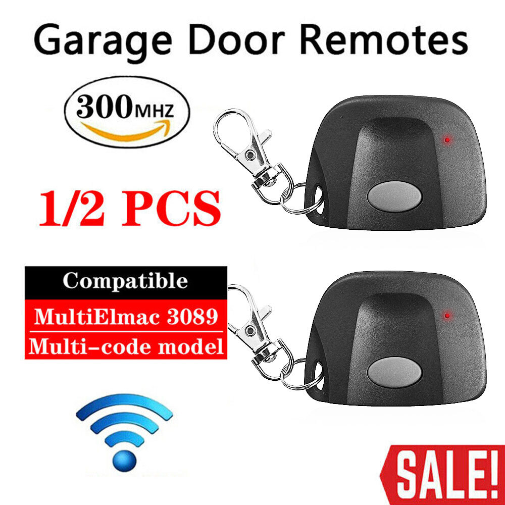 For 3089 multi-code multicode 3060 Linear R4G9 300mhz Garage Door Button Remote