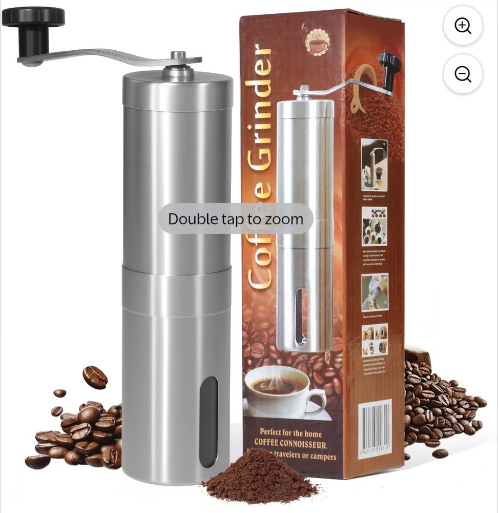 One Stainless Steel Ceramic Coffee Mill