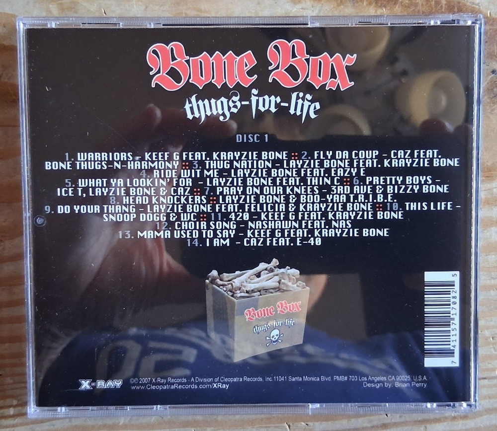Bone Box (Bone Thugs & Harmony) Thugs For Life explicit lyrics (2CD set)