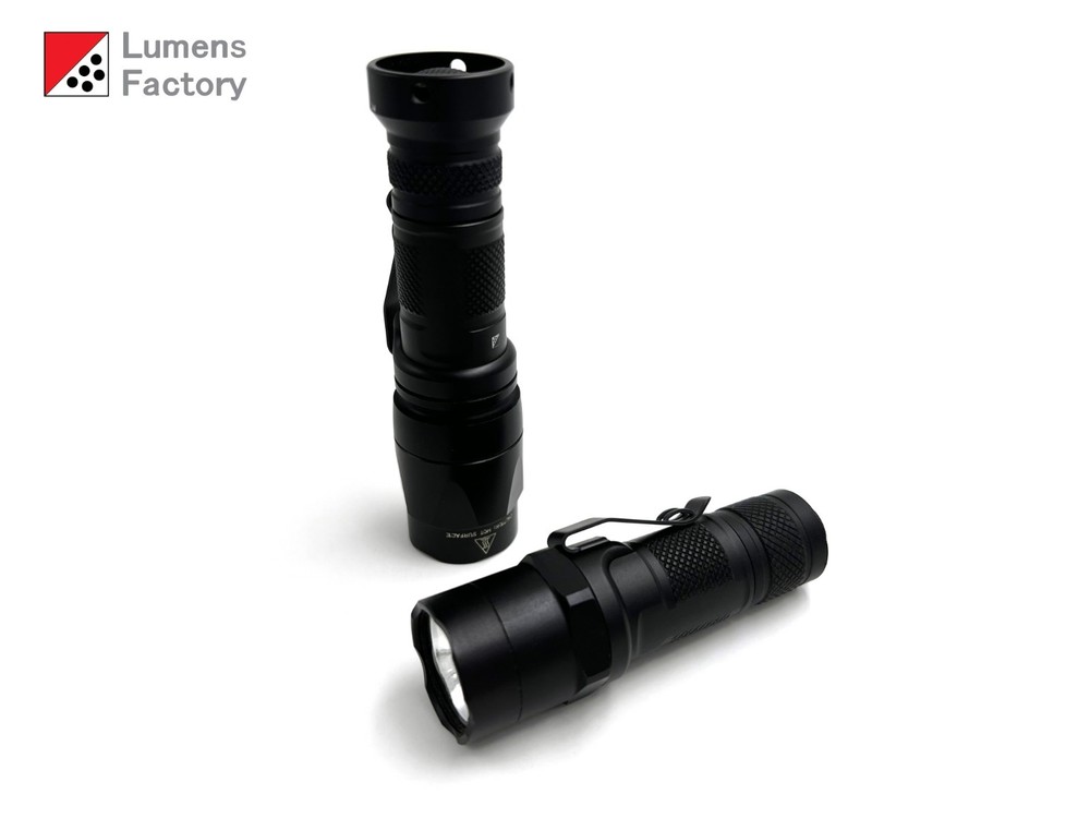 E1e Style 18350 Clipped Body. Surefire E Compatible. E1e E1L E1B. HA3 Black