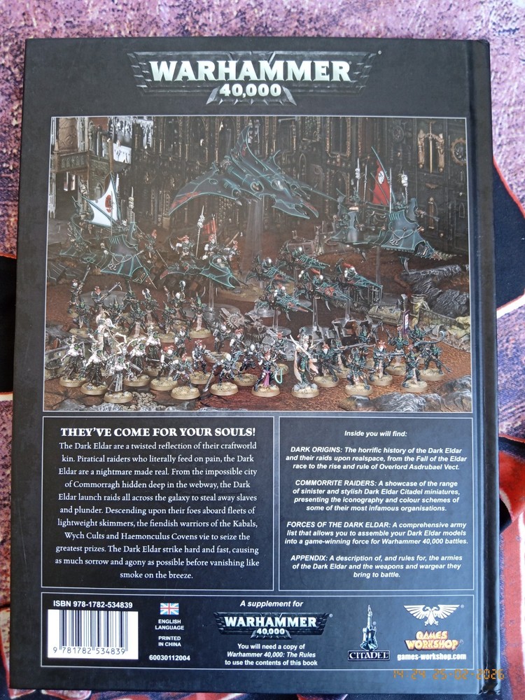 Warhammer 40k Dark Eldar Codex