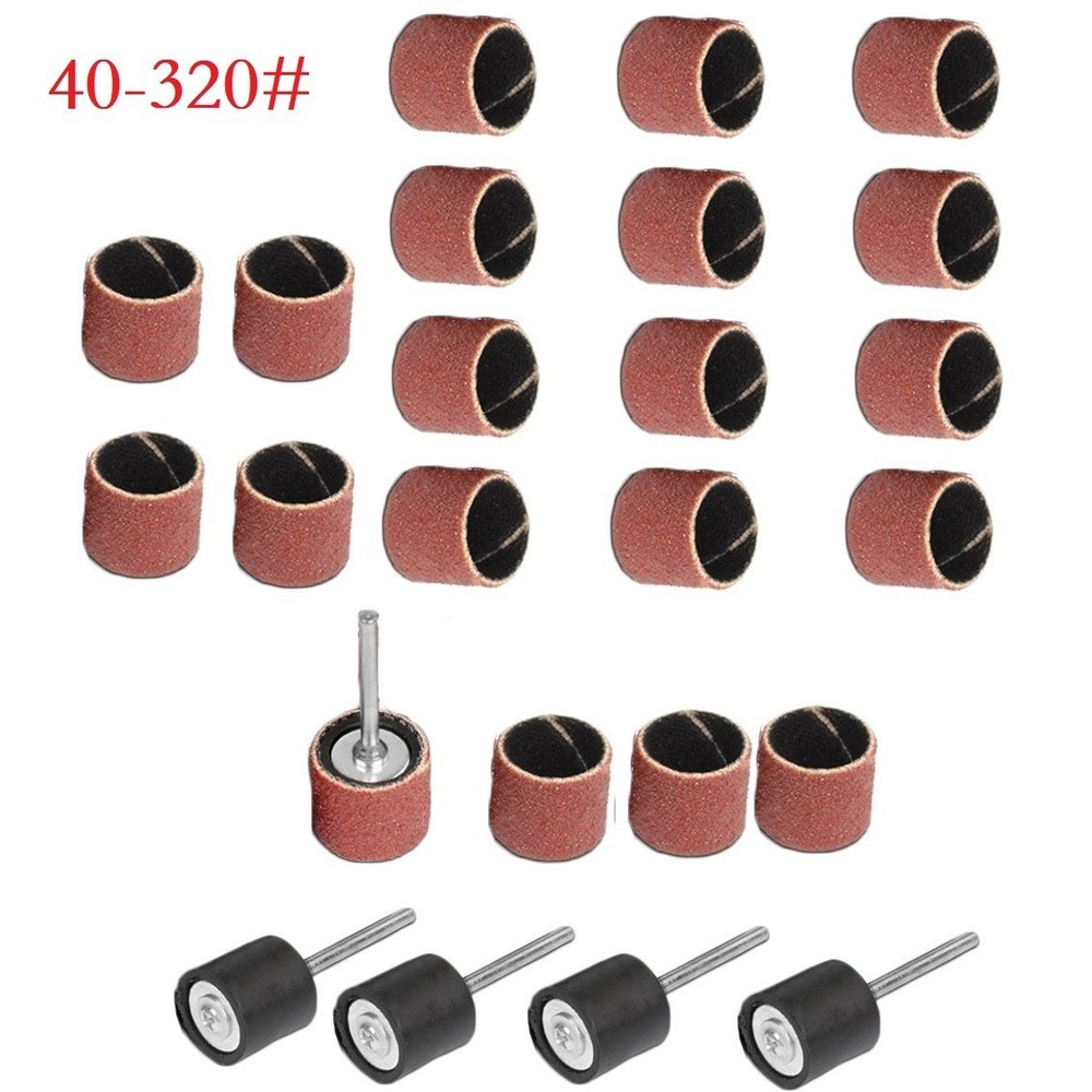 High Quality Sanding Drum Ring With Extension Rod Exquisite Rotary Study