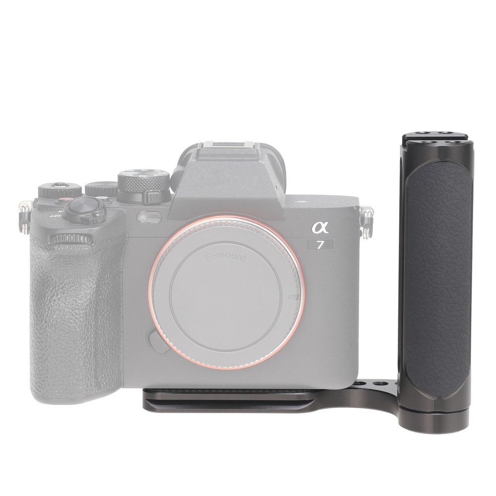 Universal L-Shaped Bracket Holder with Handele Grip for DSLR Camera Stabilizer
