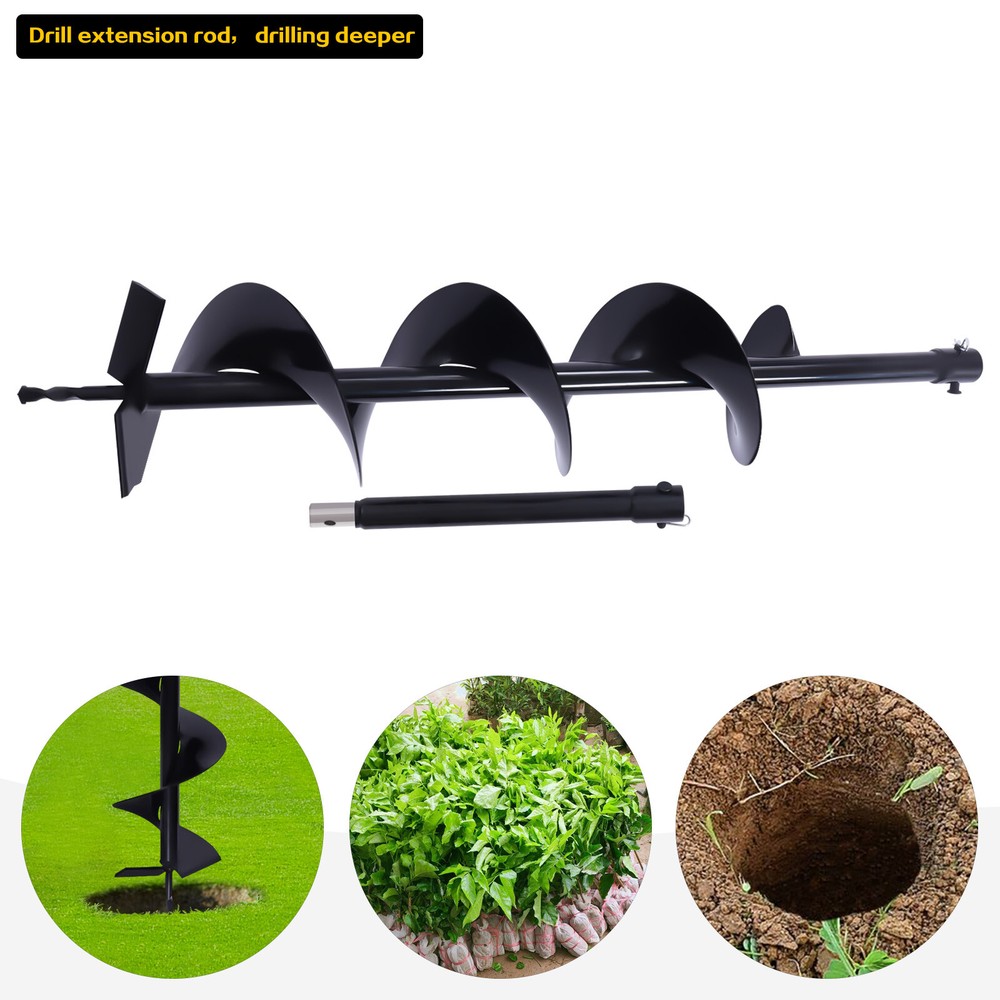 4-inch Earth Auger Drill Bit Post Hole Drill Bit Replacement