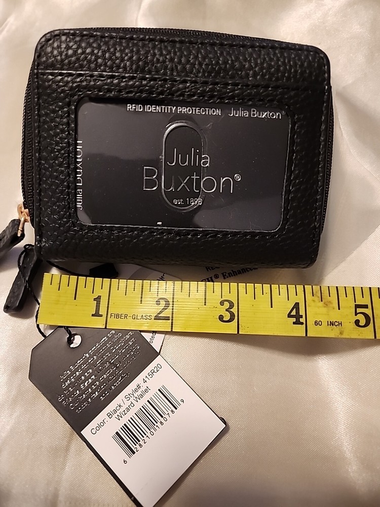 Julia Buxton RFID Wizard Wallet Black