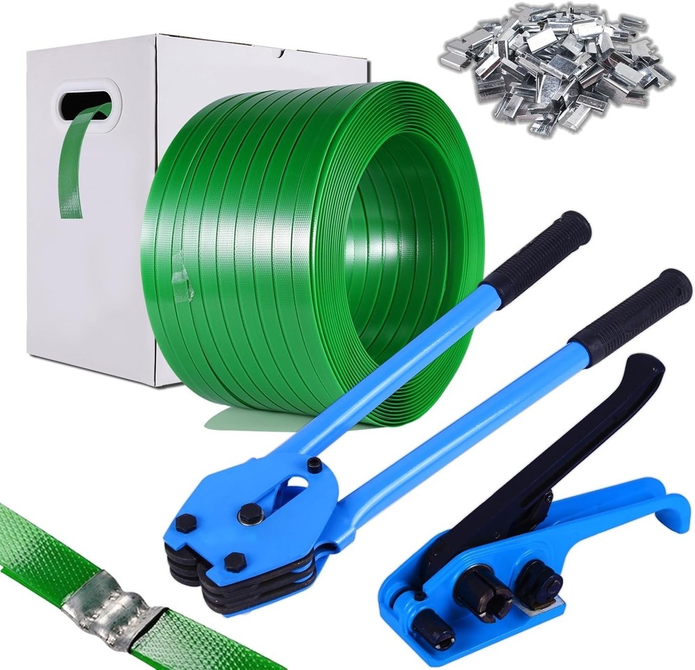 Versatile Packaging Strapping Kit - 5/8" Heavy-Duty Strapping for Multiple Uses