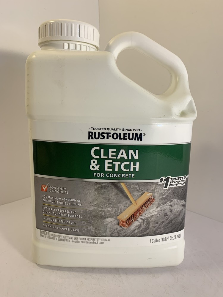 Rust-Oleum Clean & Etch for Concrete 1 Gallon Cleaner & Surface Prep