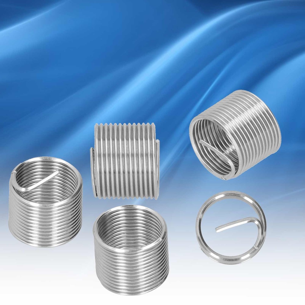 20Pcs Thread Repair M14x1.25 Spiral Circle Insert Reducer Nut Threaded Socket