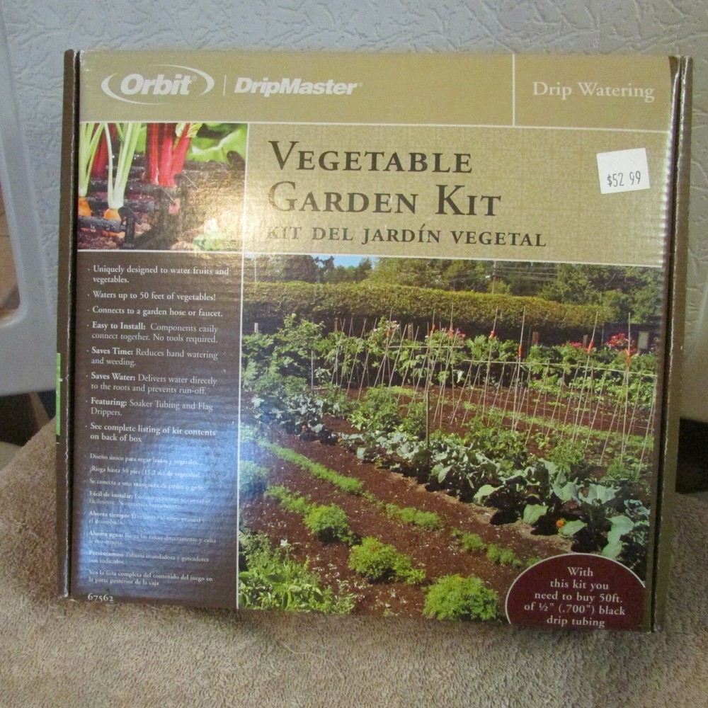 Orbit DripMaster Vegetable Garden Kit - Drip Watering - New (G 78)
