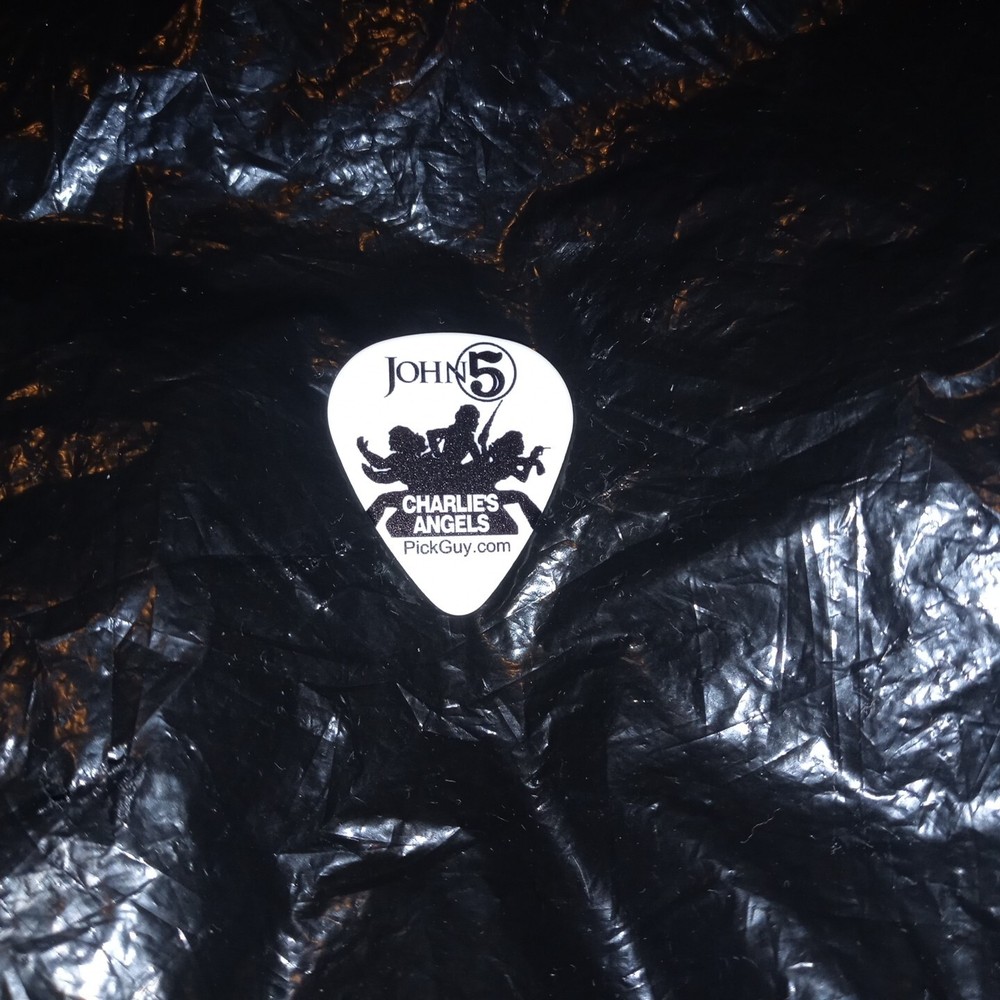 Motley Crue Ex ROB ZOMBIE Marilyn Manson John 5 2018 Concert Tour GUITAR PICK #2
