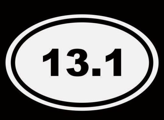 13.1 Half Marathon Sticker Decal