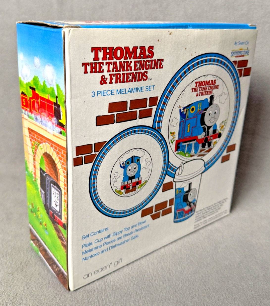 Eden Thomas The Tank Engine & Friends Melamine Dinnerware Set & Silverware 1992