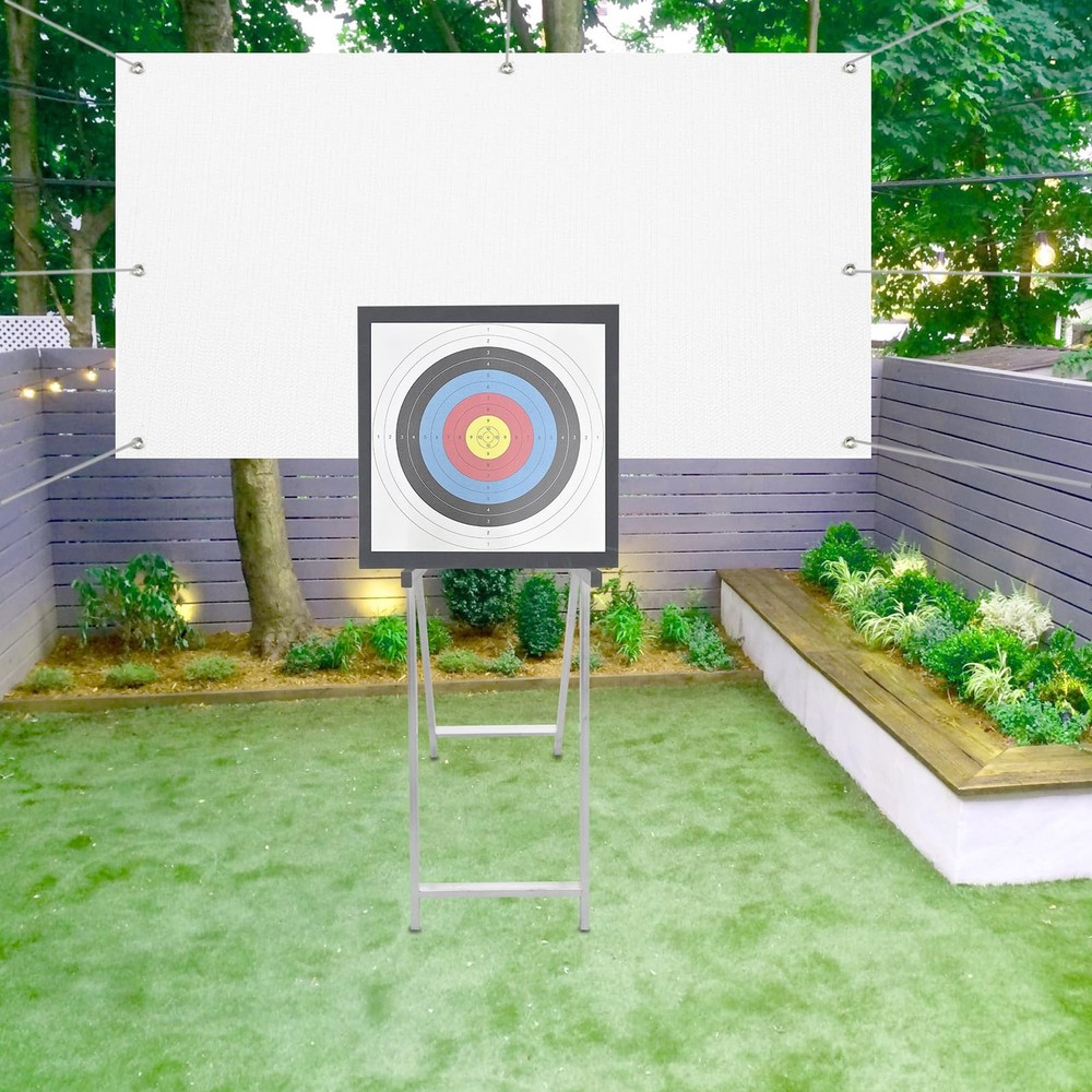 Archery Backstop for Backyard, Heavy Duty Arrow Backstop, Archery Target Back...