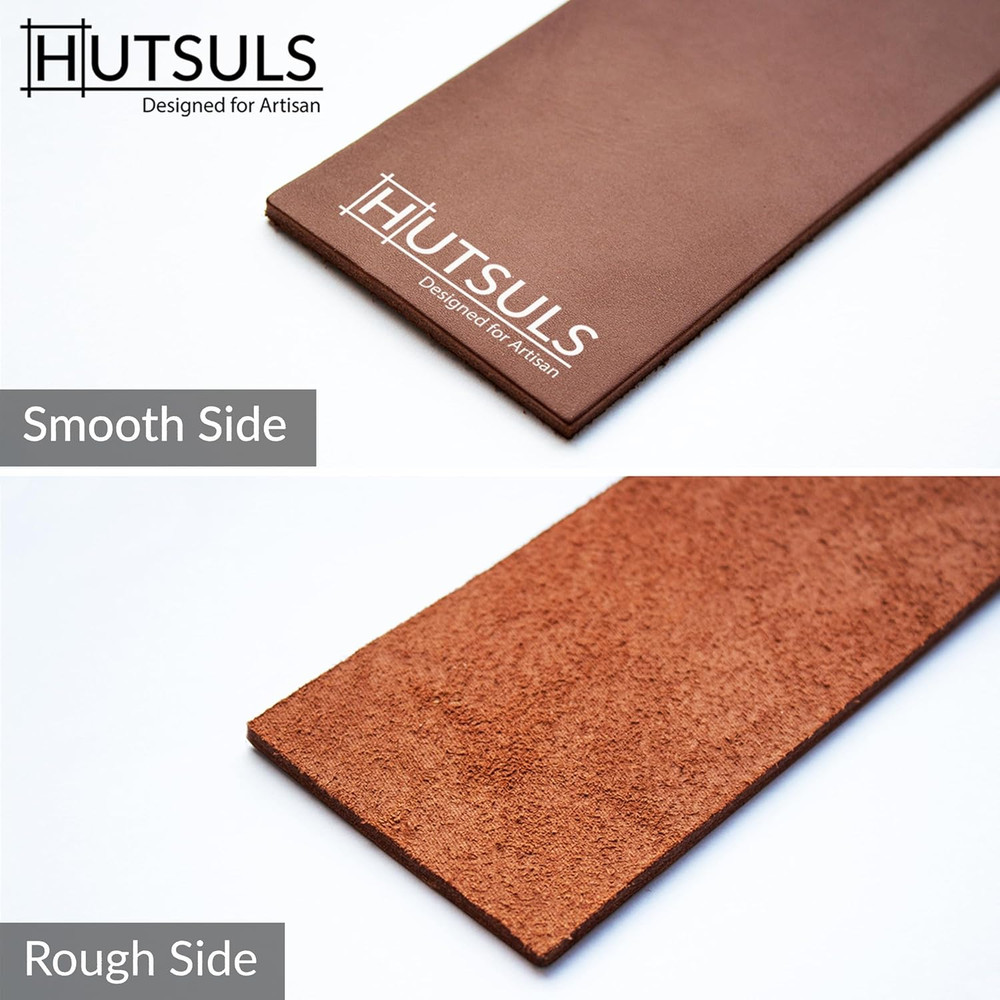 Brown Leather Strop with Compound - Get Razor-Sharp Edges with Stropping Kit, Gr