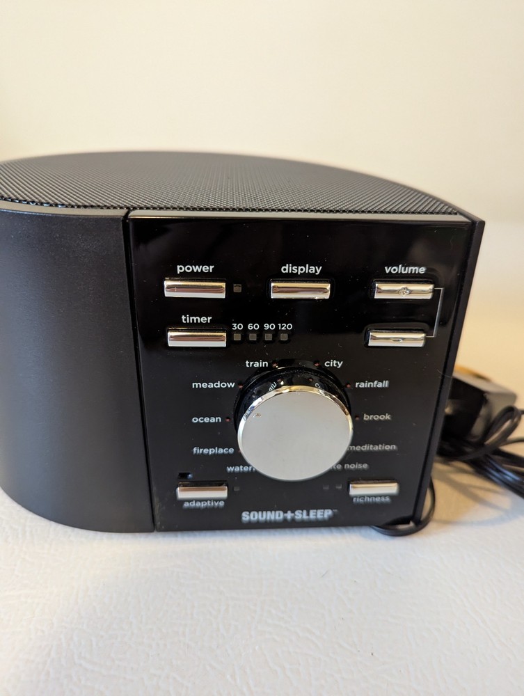 Adaptive Sound Technologies Sound + Sleep White Noise Machine - BLACK OpenBox