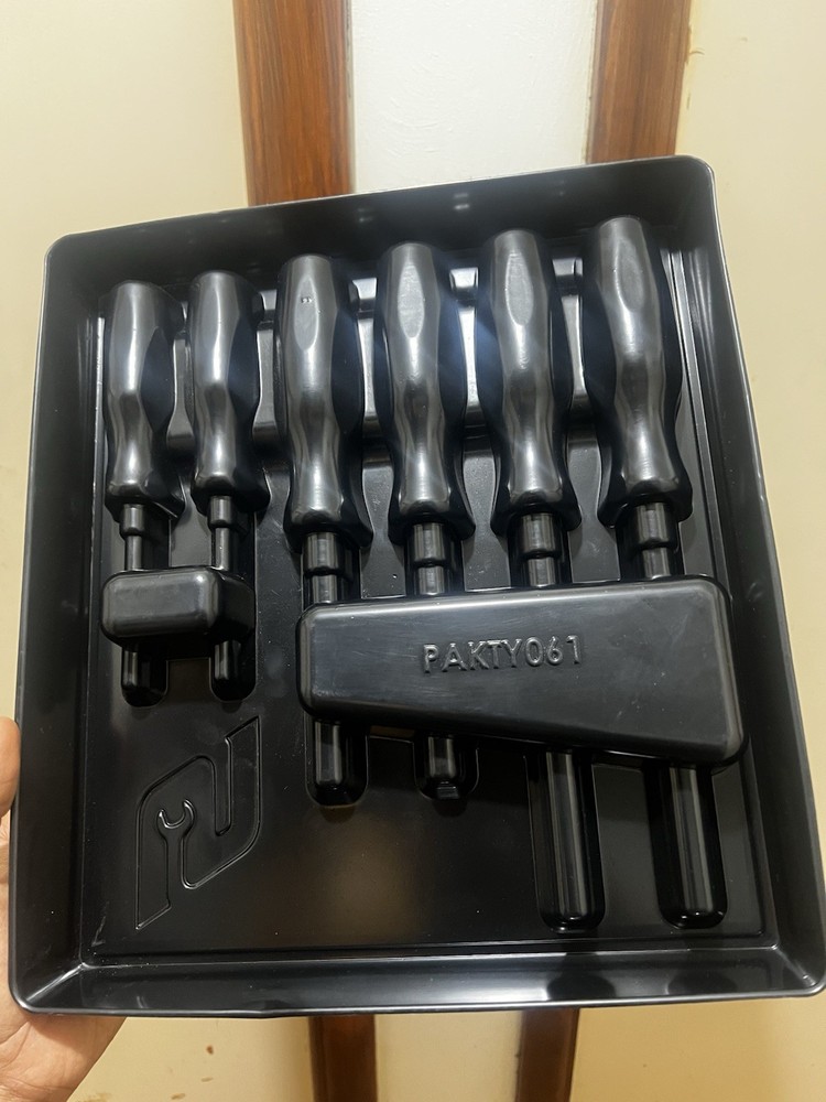 Snap-On 6 Piece Screw Driver Tray (Used)