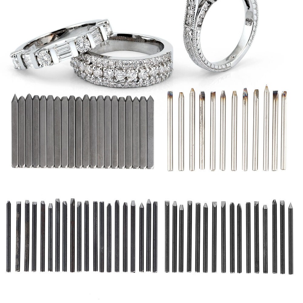 Anvil Chisel Equipment for Jewelry Processing Making Carving Tools (16pcs)