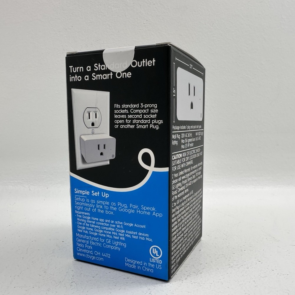 C by GE - INDOOR Smart Plug with Smart PLUG - Alexa / Google ASSISTANT