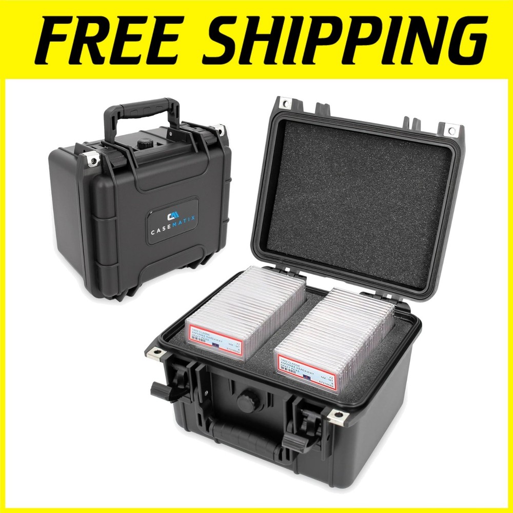 Crushproof Card Container with Dividers