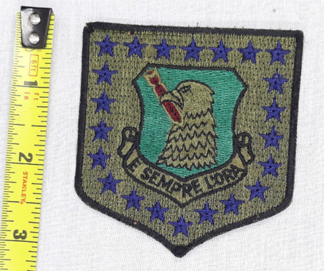 E SEMPRE L'ORA Eagle Bomber Wing USAF Air Force Embroidered Patch