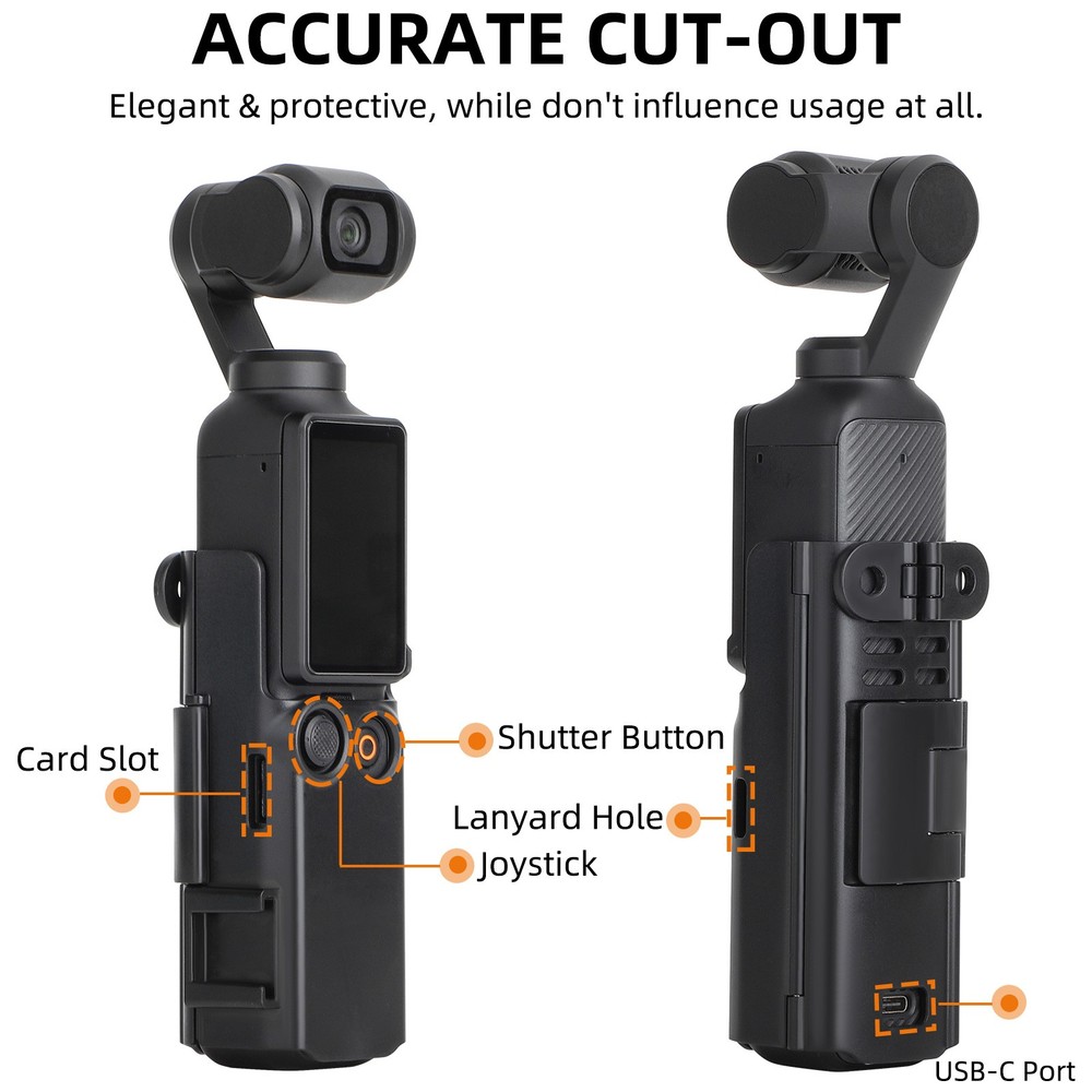 For DJI OSMO POCKET 3 Expansion Adapter Head Camera Fixed Bezel Bracket