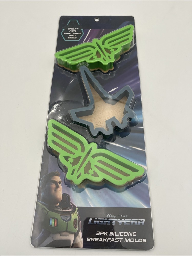 Disney Pixar Buzz Lightyear 3 Pack Silicone Breakfast Molds