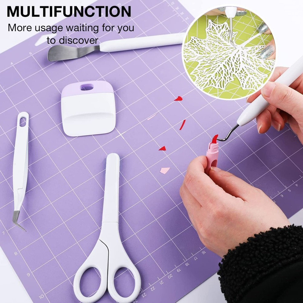 13 Pcs Vinyl Weeding Tools Stainless Steel Plotter Accessories HTV, Precision...