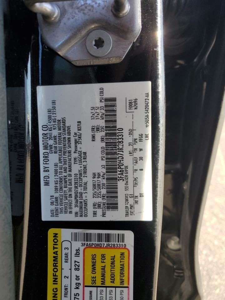 Fuse Box Engine Without Rain Sensor Fits 17-20 FUSION 5021697