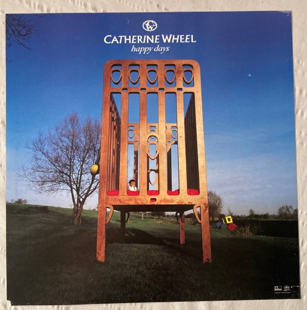 Catherine Wheel 1995 Two-Sided Promo Poster Happy Days