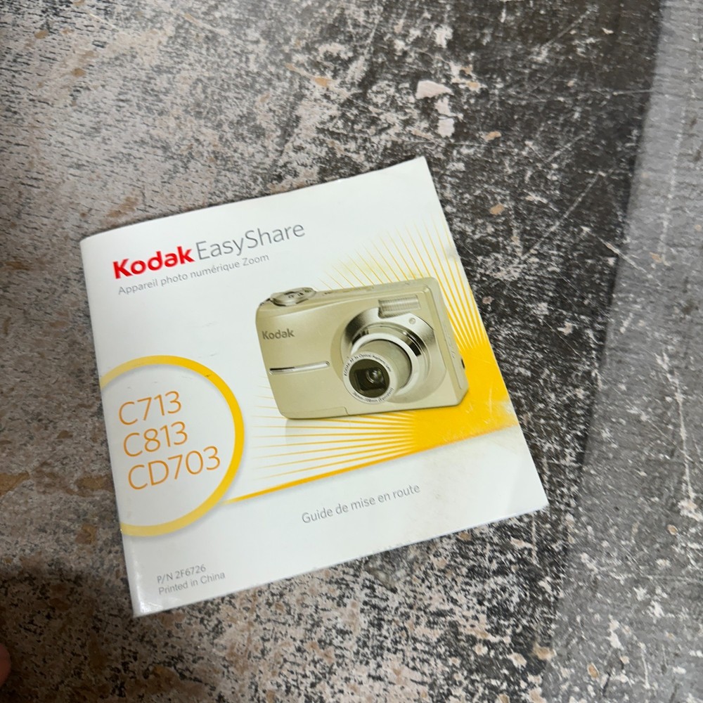 Kodak EasyShare C713 C813 Getting Started Guide