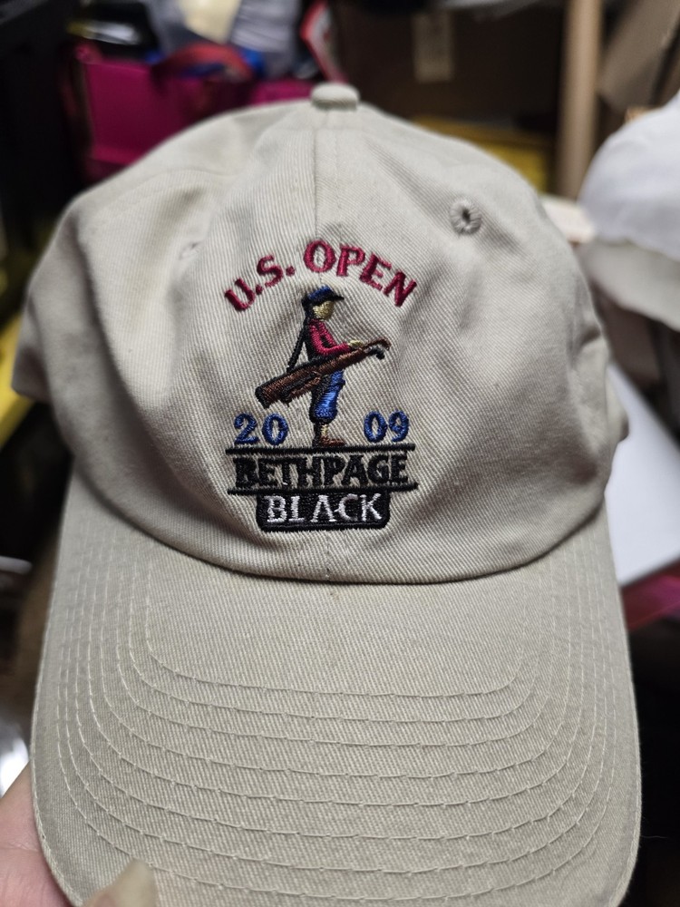 US OPEN 2009 beige Golf Cap USGA MEMBER