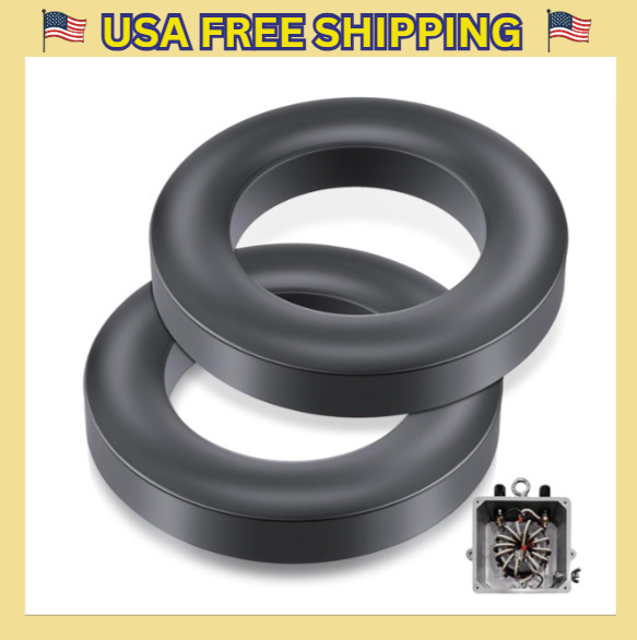 2 Pack Toroid Ferrite Core Compatible with FT240-43 Ferrite Ring