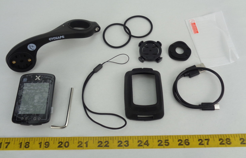 XOSS G+ Smart GPS Cycling Computer with Accessories Screen Protector Mount etc