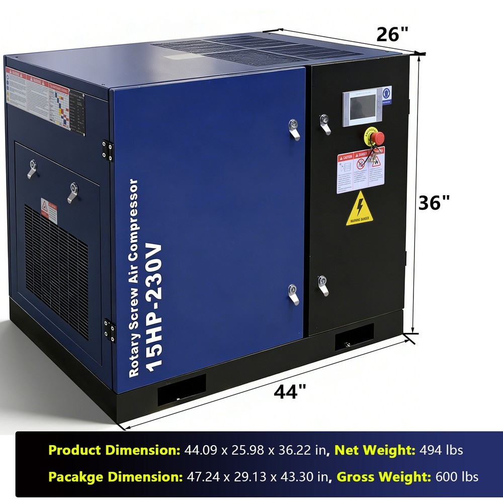 15HP Rotary Screw Air Compressor