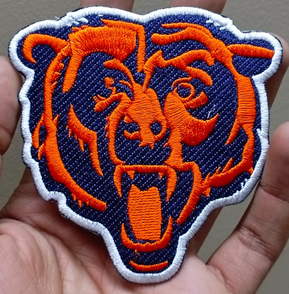 Chicago Bears NFL Team Logo Iron On Patch - Sew Patch - Embroidered Patch