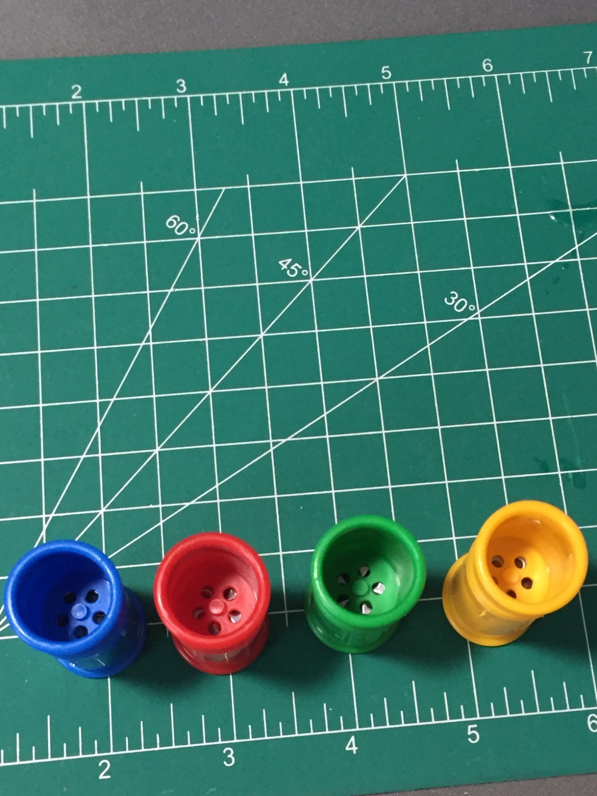 4 VINTAGE HEULER LIRENEN MY-T-SIREN TOY WHISTLES NEW MADE/W.GERMANY