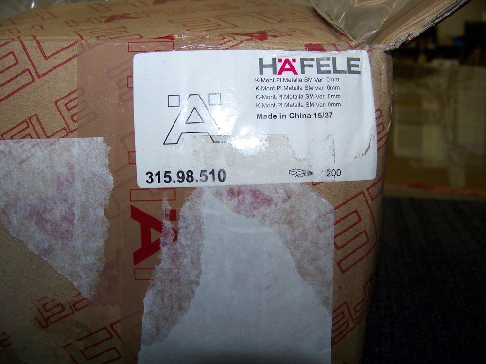 H 'A' FELE Hinge Face Frame 'A' Series 200 each