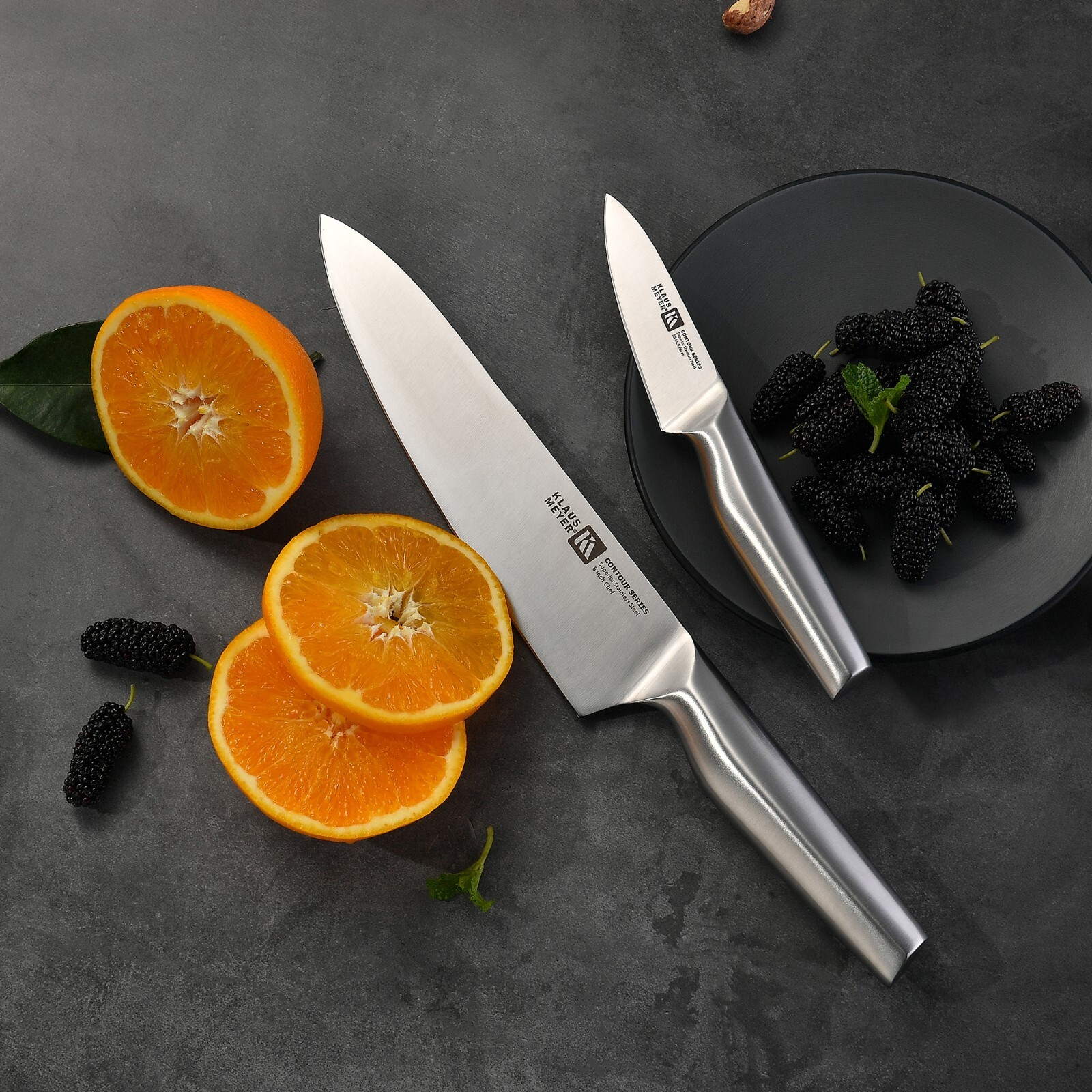 Klaus Meyer Contour Finest high carbon steel 19 Piece Knife Block Set