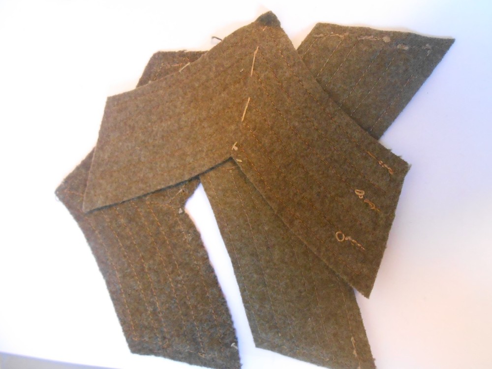 3 odd genuine second war era British army sergeants stripes