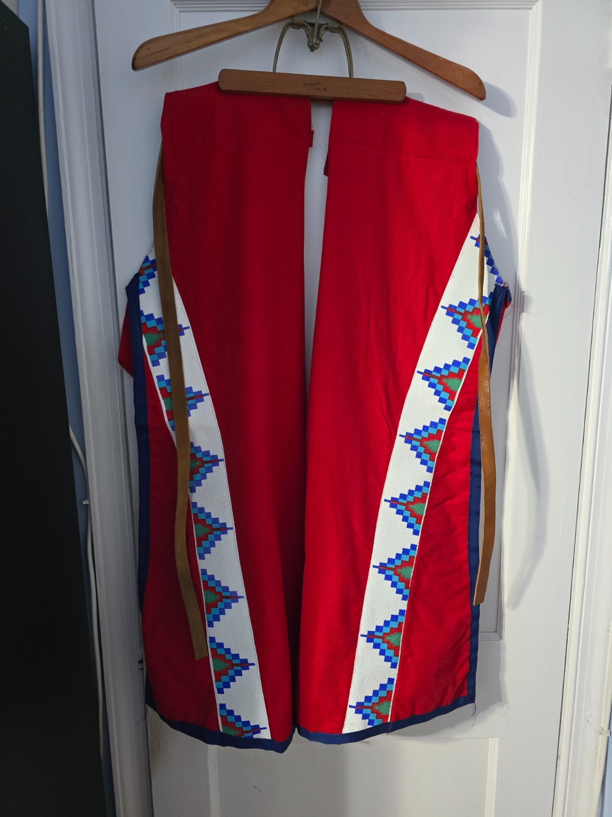 Native Indian Regalia 5' War Bonnet Tunic Breast Plate Sash Chaps Belt Shoes Bag