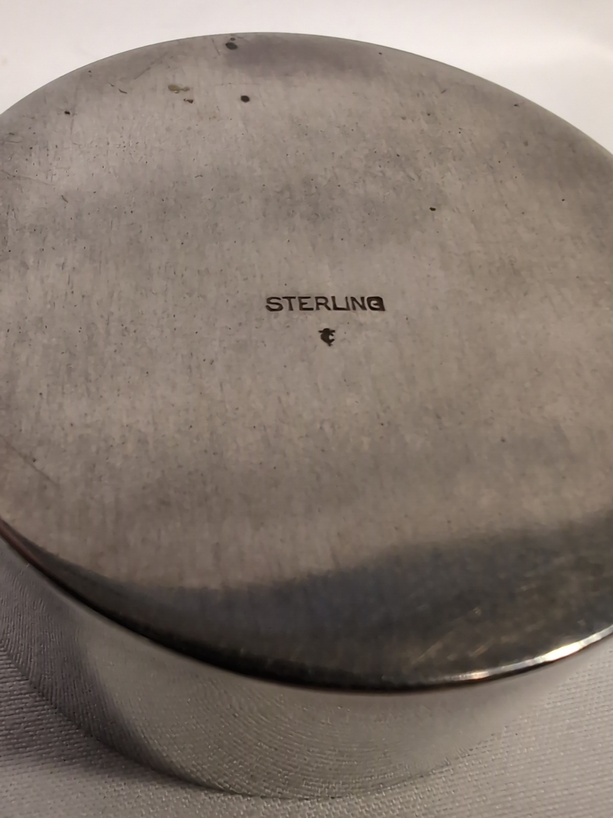 1920's Sterling Silver Cufflink & Button Trinket Box by Thomae & Son (Cartier)