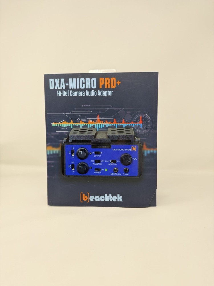 Beachtek DXA-MICRO Pro+ Active Audio Adapter - and Baseplate accessory