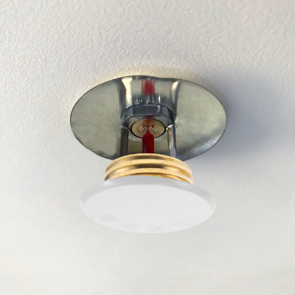 2pcs Fire Sprinkler Panel Cover Flat Plate for Fire Sprinkler Head Ceiling
