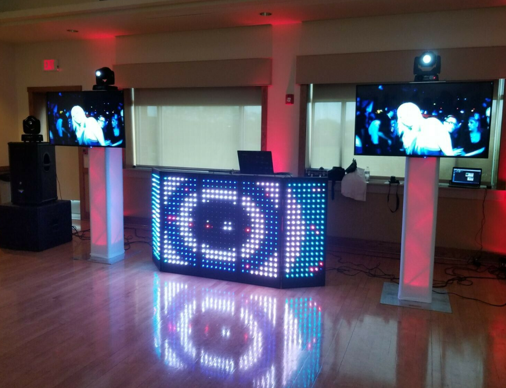 LED Pixel DJ Booth/ Facade Panels, 5 Detachable Interactive Panels